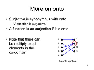 onto into bijective.ppt