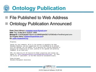 Linked Open Data (LOD) Cloud & Ontology Life Cycles | PPTX