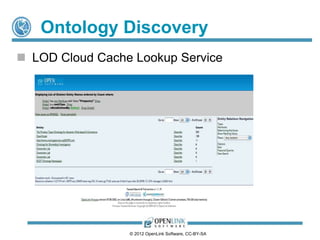Linked Open Data (LOD) Cloud & Ontology Life Cycles | PPTX