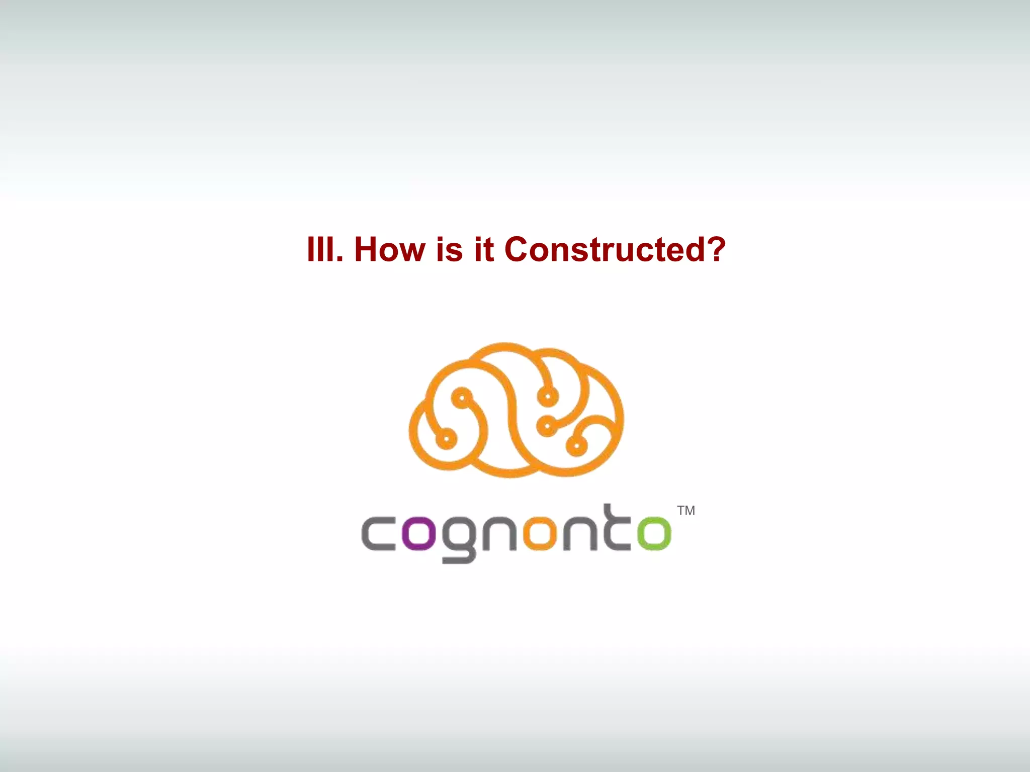 III. How is it Constructed?
TM
 