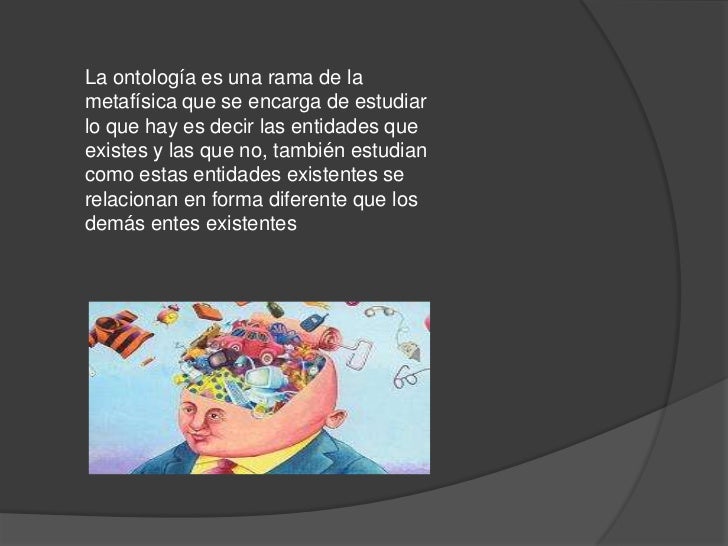 Ontologia y metafisica