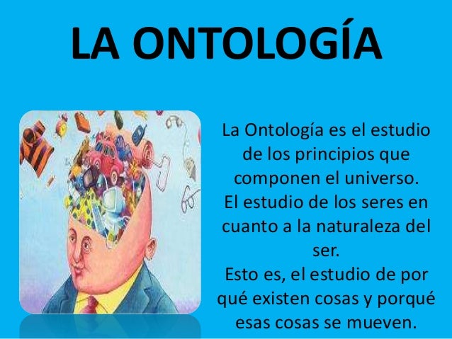 ONTOLOGIA A LO LARGO DEL TIEMPO