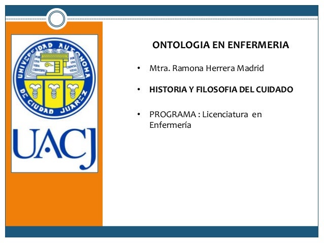 Ontologia en enfermeria