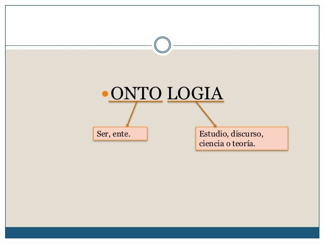 Ontologia en enfermeria