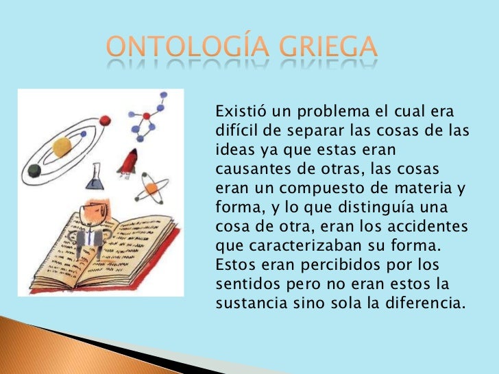 Resultado de imagen para ontologia griega