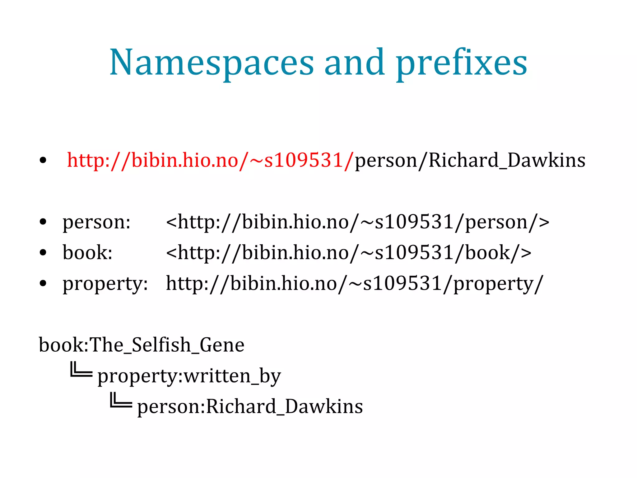 • Statements:
• Mary is a woman
• George is a man
• Mary is an American citizen

• Question:
• Is George an American citizen?

• Answers
• Closed world assumption:
• Open world assumption:

"No"
"Unknown"

 