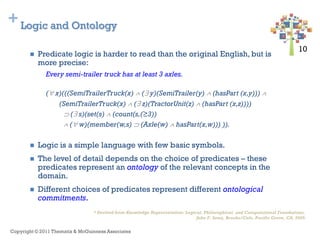 Ontology 101 - Kendall & McGuiness