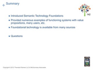 Ontology 101 - New York Semantic Technology Conference