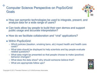 + Computer Science Perspective on PopSciGrid
    Goals
                                                                   ...