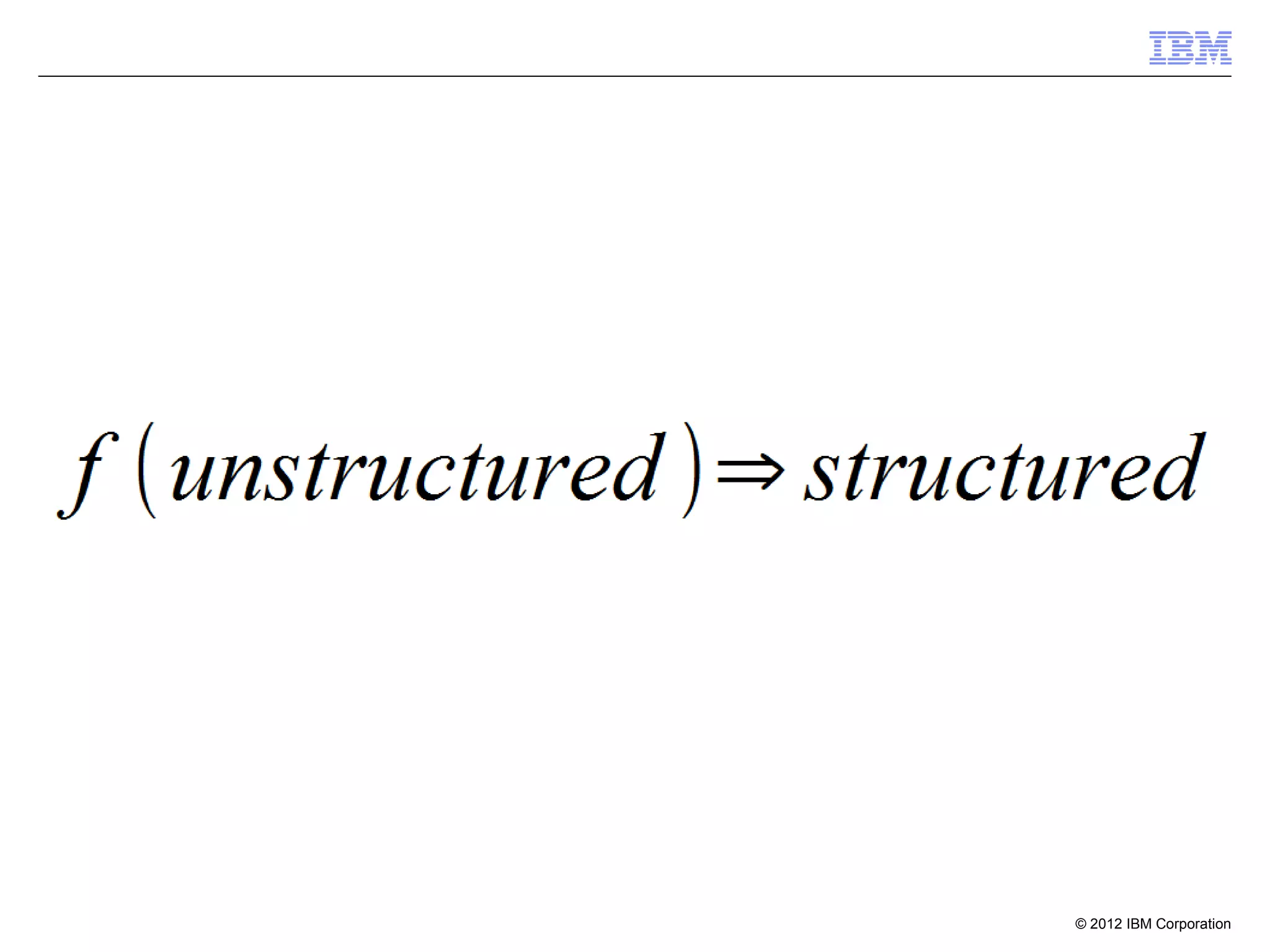 © 2012 IBM Corporation
 