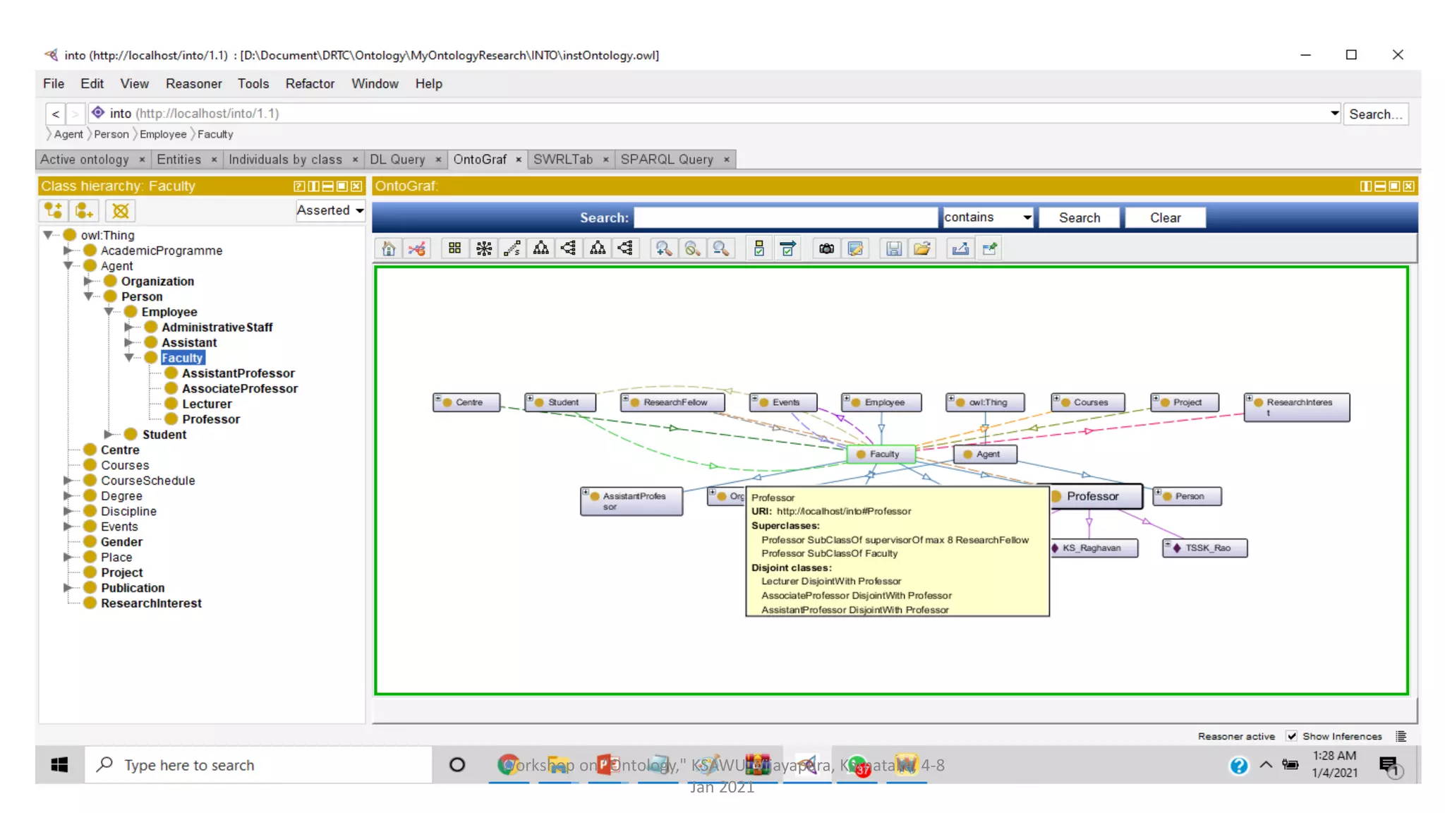 Workshop on "Ontology," KSAWU, Vijayapura, Karnataka, 4-8
Jan 2021
 