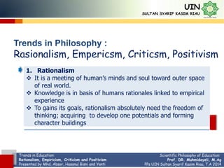 Ontology, epistimology and axiology | PPTX