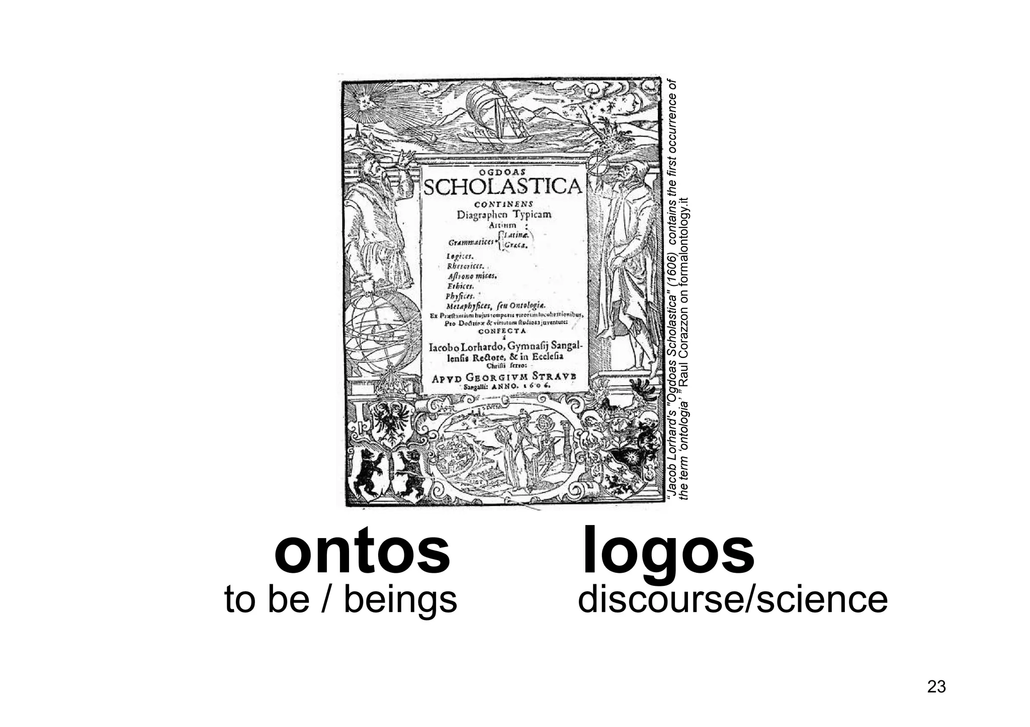 Ontologies in computer science and on the web