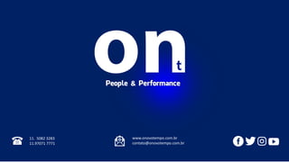 11. 5082 3283
11.97071 7771
www.onovotempo.com.br
contato@onovotempo.com.br
 