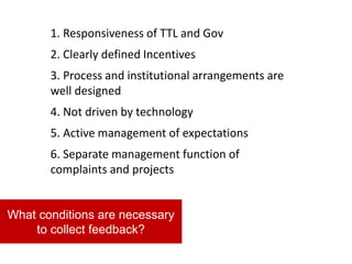 On Track ICT- Enabled Citizen Feedback loops | PDF