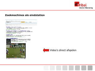 Zoekmachines als eindstation Video’s direct afspelen 