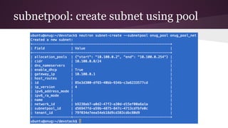 subnetpool: create subnet using pool
 