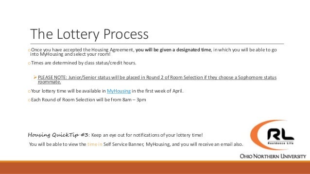 Onu Housing Lottery