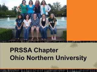 PRSSA Chapter
Ohio Northern University
 