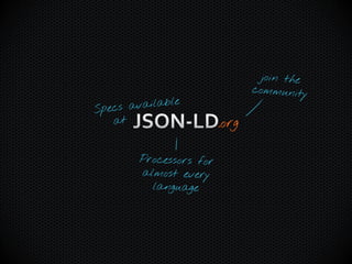 JSON-LD for RESTful services