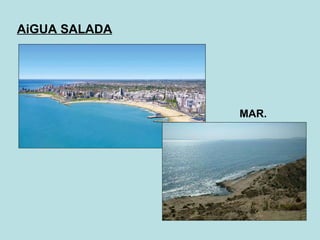 AiGUA SALADA MAR. 
