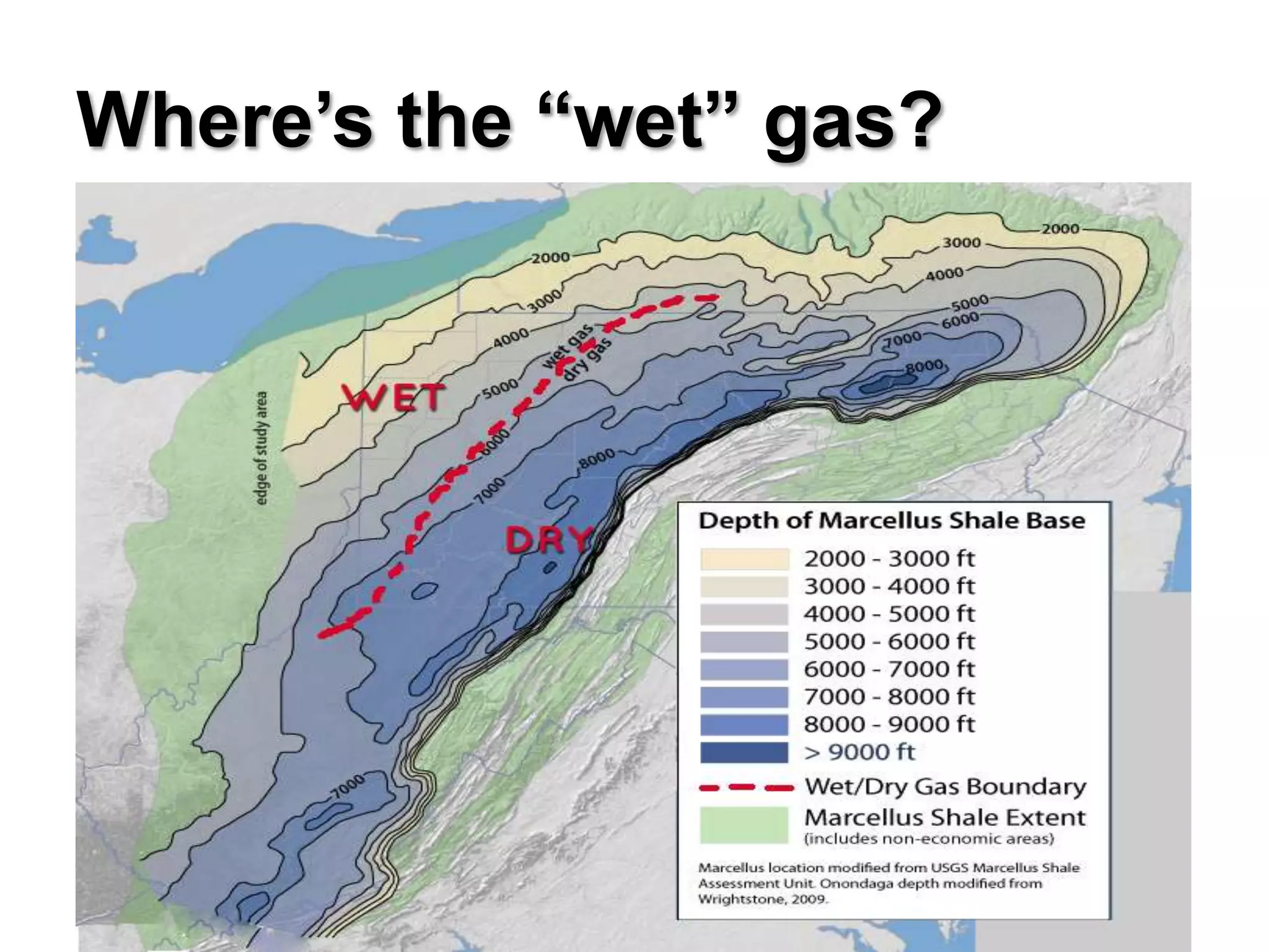Where’s the “wet” gas?
 