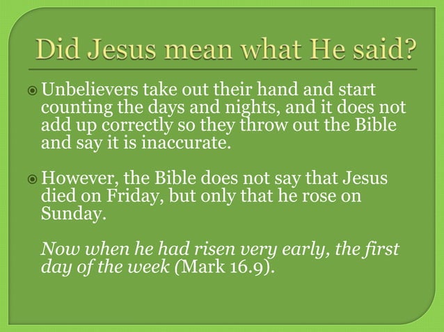 On What Day Of The Week Did Jesus Die