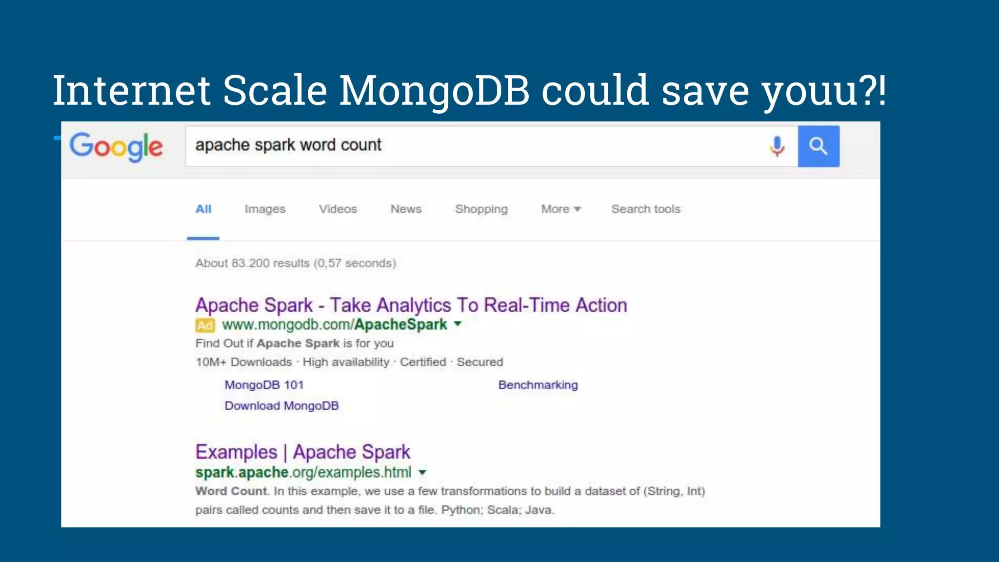Internet Scale MongoDB could save youu?! 