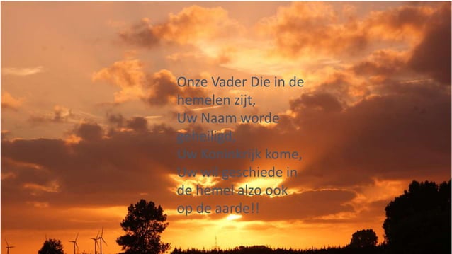 Onze vader | PPT