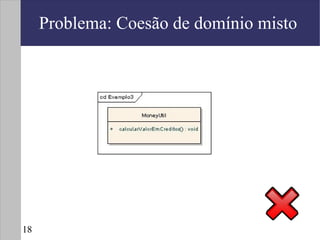 Problema: Coesão de domínio misto




18
 