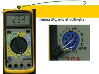 mesura d’h Fe  amb el multímetre 