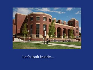 Let’s look inside…
 