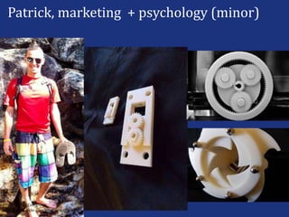 Photo by Tod Colegrove:
http://www.flickr.com/photos/dstl_unr/
Patrick, marketing + psychology (minor)
 