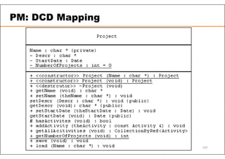 PM: DCD Mapping
107
 