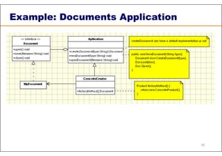 Example: Documents Application
62
 