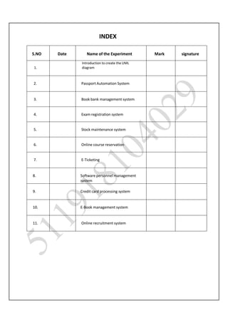 Ooad lab manual