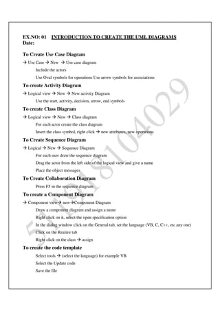Ooad lab manual