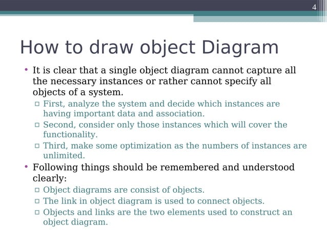 Ooad( object diagram) | PPT