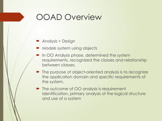 Comprehensive Guide to Object-Oriented Architecture and OOAD Concepts ...