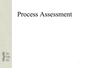 61
Process Assessment
 