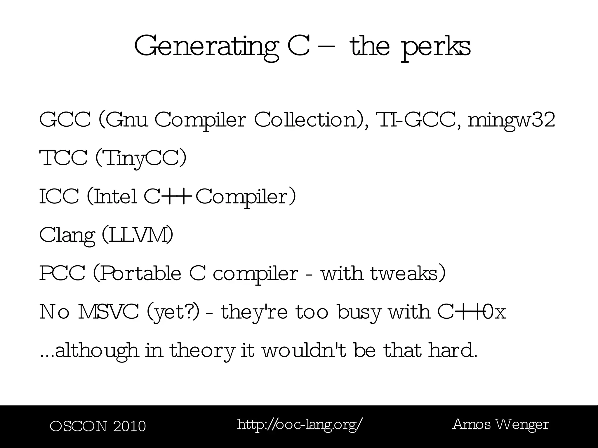 Partial type inference, more type-checking 