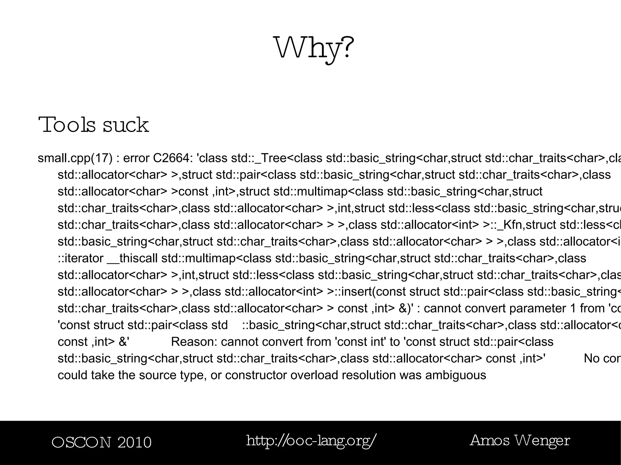 [insert rant here] « The quality of a piece of software is inversely proportional to its popularity. »   —  Buchheit's law 