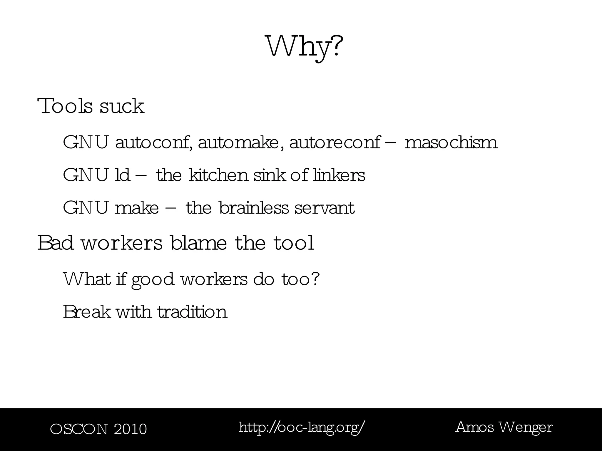 Why? The fate of popular software 