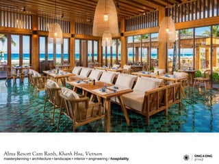 masterplanning ? architecture ? landscape ? interior ? engineering / hospitality
Alma Resort Cam Ranh, Khanh Hoa, Vietnam
 