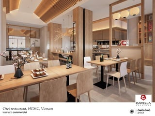 interior / commercial
Orei restaurant, HCMC, Vietnam
 