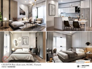 interior / residential
CELESTA Rise show unit, HCMC, Vietnam
 