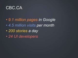 OOCSS in the Real World: A Case Study from the CBC