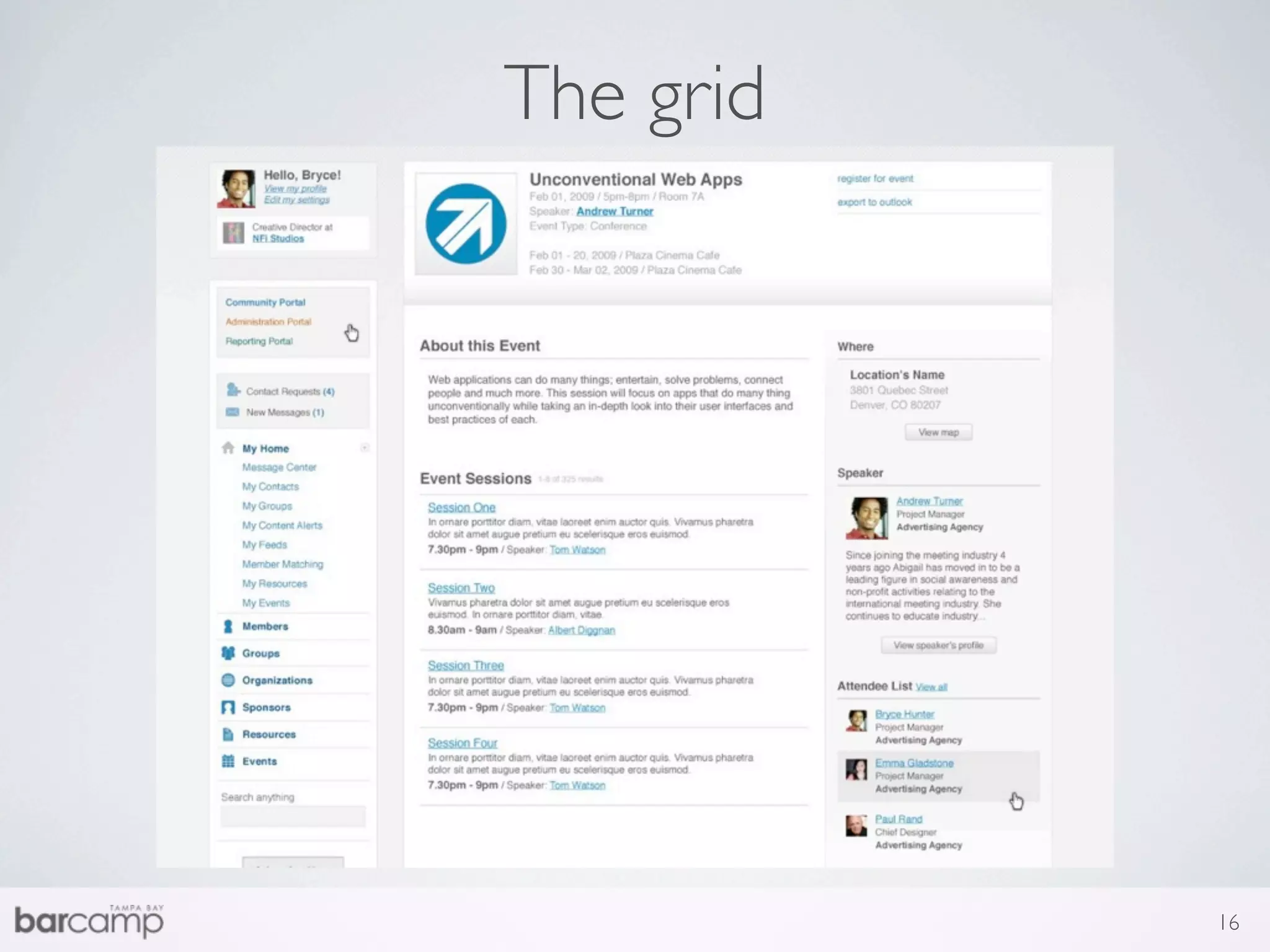 The grid




           16
 