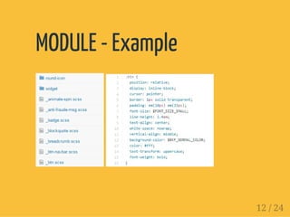 MODULE - Example
12 / 24
 