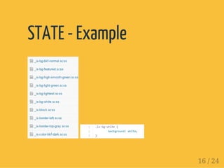 STATE - Example
16 / 24
 